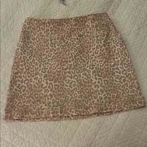 Wild Fable Animal Print Mini Skirt